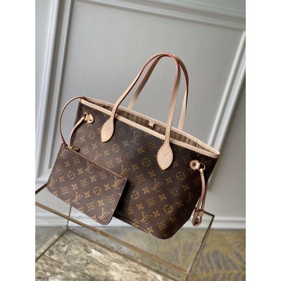 Replica Louis Vuitton Neverfull PM Monogram Canvas M41000 Beige Replica Louis Vuitton Neverfull PM Monogram Canvas M41000 Beige