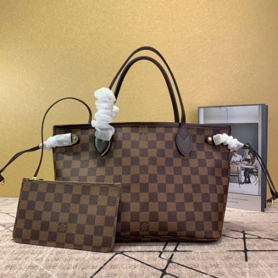 Replica Louis Vuitton Neverfull PM Bag Damier Ebene N41359