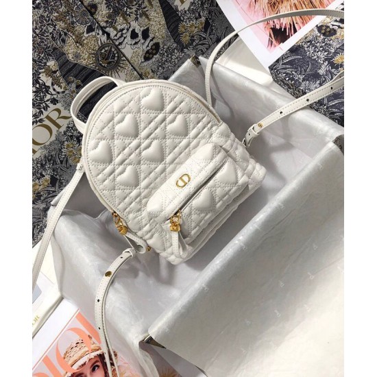 Fake Christian Dior Mini Dioramour Dior Backpack Cream Replica Replica Christian Dior Mini Dioramour Dior Backpack Cream