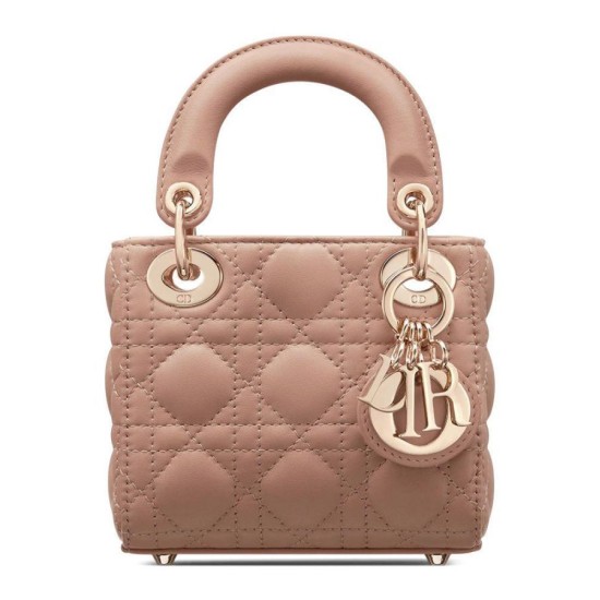 Replica Christian Dior Micro Lady Dior Bag Apricot Replica Christian Dior Micro Lady Dior Bag Apricot