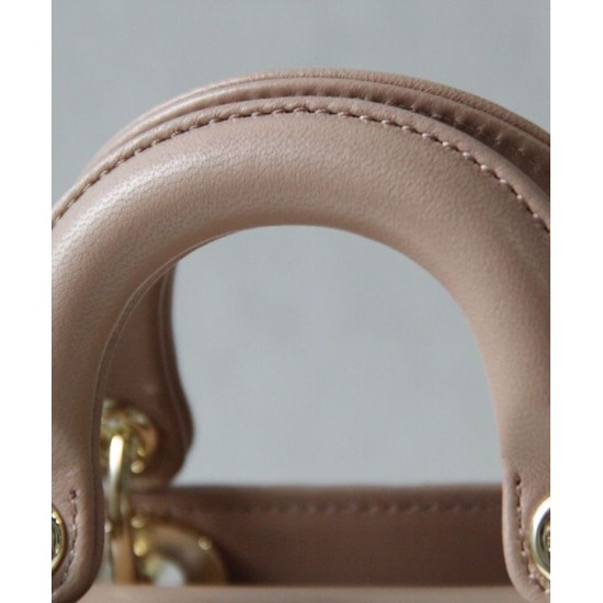 Replica Christian Dior Micro Lady Dior Bag Apricot Replica Christian Dior Micro Lady Dior Bag Apricot