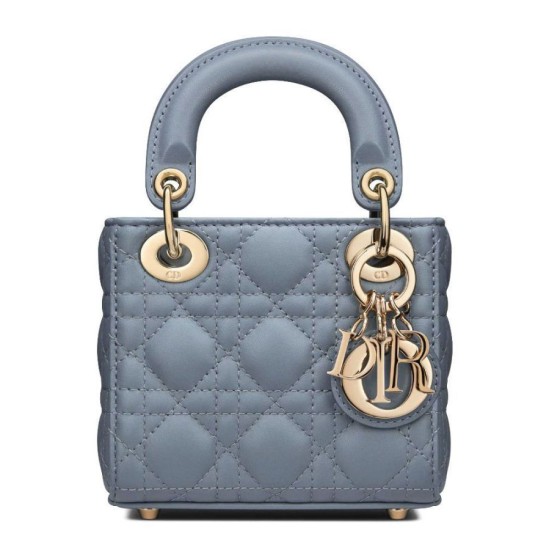 Replica Christian Dior Micro Lady Dior Bag Blue Fake Christian Dior Micro Lady Dior Bag Blue Replica