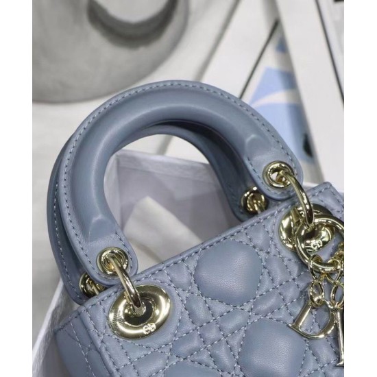 Replica Christian Dior Micro Lady Dior Bag Blue Fake Christian Dior Micro Lady Dior Bag Blue Replica