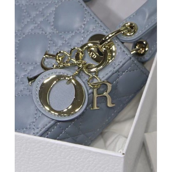 Replica Christian Dior Micro Lady Dior Bag Blue Fake Christian Dior Micro Lady Dior Bag Blue Replica