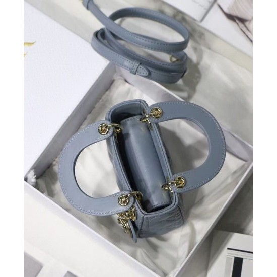 Replica Christian Dior Micro Lady Dior Bag Blue Fake Christian Dior Micro Lady Dior Bag Blue Replica