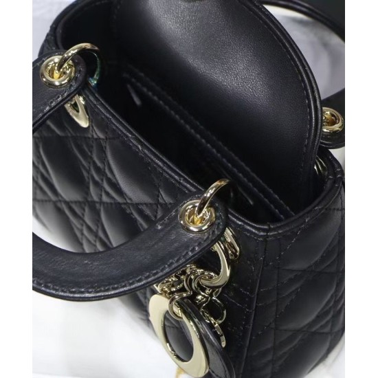 Replica Christian Dior Micro Lady Dior Bag Black Replica Christian Dior Micro Lady Dior Bag Black
