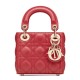 Replica Christian Dior Micro Lady Dior Bag Red Fake Christian Dior Micro Lady Dior Bag Red Replica