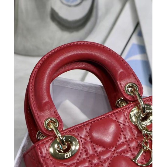 Replica Christian Dior Micro Lady Dior Bag Red Fake Christian Dior Micro Lady Dior Bag Red Replica