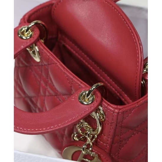 Replica Christian Dior Micro Lady Dior Bag Red Fake Christian Dior Micro Lady Dior Bag Red Replica