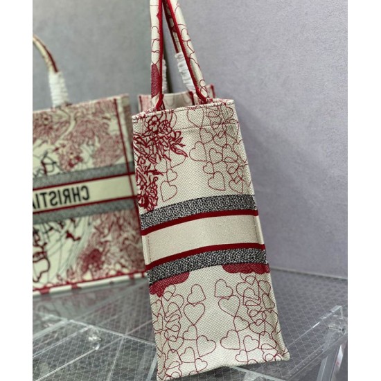 Fake Christian Dior Dioramour Dior Book Tote Red Replica Fake Christian Dior Dioramour Dior Book Tote Red Replica
