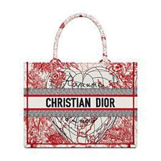 Replica Christian Dior Small Dior Book Tote Red Replica Christian Dior Small Dior Book Tote Red