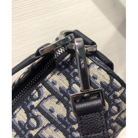 Replica Christian Dior Mini Roller Messenger Bag Dark Blue Fake Christian Dior Mini Roller Messenger Bag Dark Blue Replica
