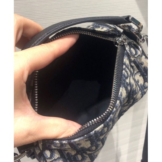 Replica Christian Dior Mini Roller Messenger Bag Dark Blue Fake Christian Dior Mini Roller Messenger Bag Dark Blue Replica