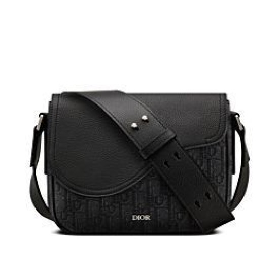 Fake Christian Dior Mini Saddle Messenger Bag Black Replica Replica Christian Dior Mini Saddle Messenger Bag Black