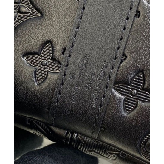 Replica Louis Vuitton Keepall Bandouliere 50 M44810 Black