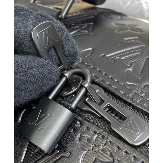 Replica Louis Vuitton Keepall Bandouliere 50 M44810 Black