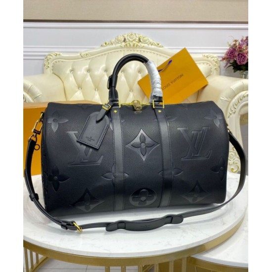 Replica Louis Vuitton Keepall Bandouliere 45 M45532 Black