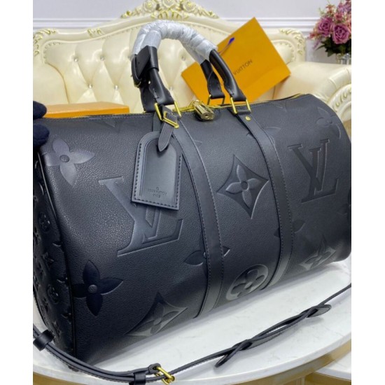 Replica Louis Vuitton Keepall Bandouliere 45 M45532 Black