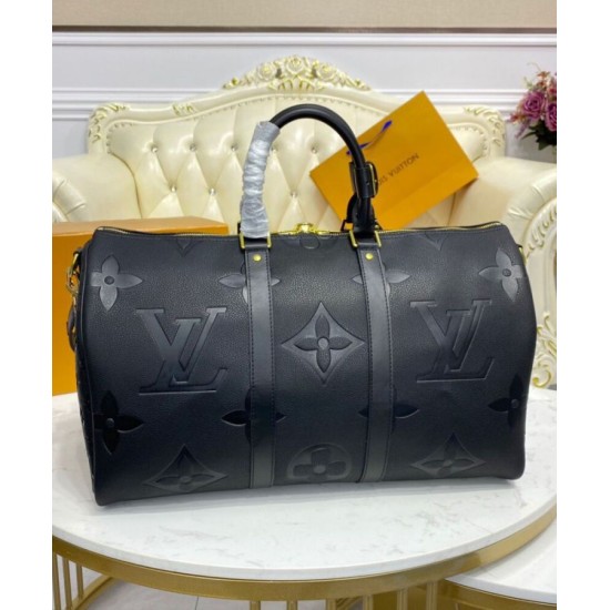 Replica Louis Vuitton Keepall Bandouliere 45 M45532 Black