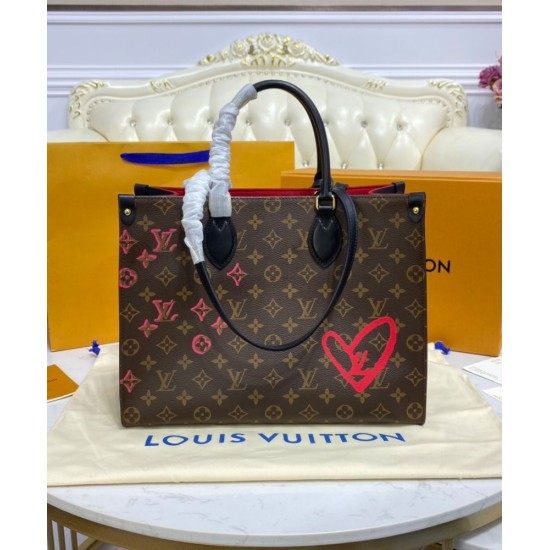 Fake Louis Vuitton Onthego MM M45888 Brown Replica