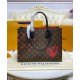 Fake Louis Vuitton Onthego MM M45888 Brown Replica