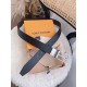 Fake Louis Vuitton Slender 35mm Reversible Belt Epi M0128Q Replica