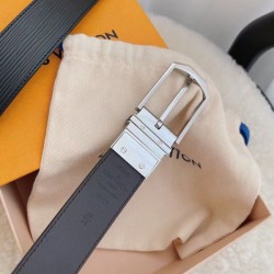 Fake Louis Vuitton Slender 35mm Reversible Belt Epi M0128Q Replica