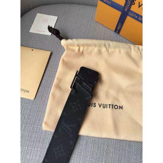 Fake Louis Vuitton LV Initiales 40MM Reversible Belt Taiga M0157V Replica