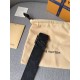 Fake Louis Vuitton LV Initiales 40MM Reversible Belt Taiga M0157V Replica