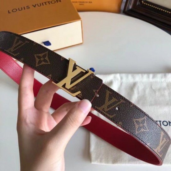 Replica Louis Vuitton LV Initiales 30mm Reversible Belt Monogram M0218W