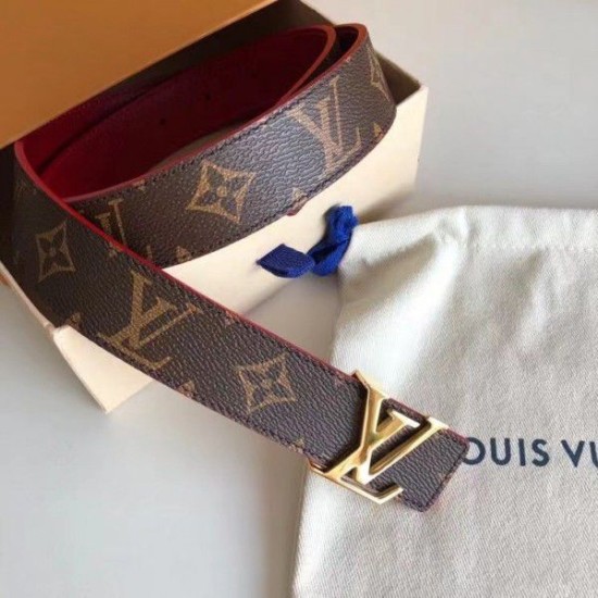 Replica Louis Vuitton LV Initiales 30mm Reversible Belt Monogram M0218W