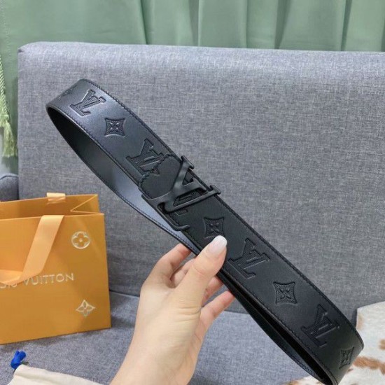 Replica Louis Vuitton LV Shape 40mm Belt Monogram Shadow M0220V