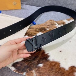 Replica Louis Vuitton LV Shape 40mm Belt Monogram Shadow M0220V