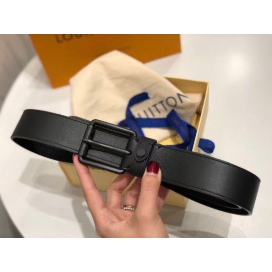 Fake Louis Vuitton Voyager 35mm Belt Monogram Shadow M0281V Replica