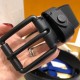 Fake Louis Vuitton Voyager 35mm Belt Monogram Shadow M0281V Replica