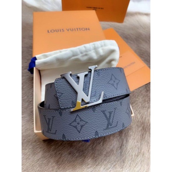 Replica Louis Vuitton LV Initiales 40MM Reversible Belt Monogram Eclipse M0285V