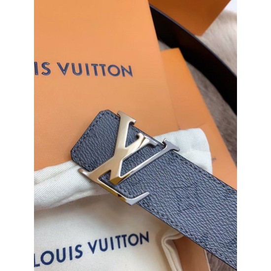 Replica Louis Vuitton LV Initiales 40MM Reversible Belt Monogram Eclipse M0285V