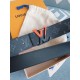 Replica Louis Vuitton Spray LV 40mm Reversible Belt Monogram Eclipse M0331V