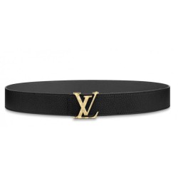 Fake Louis Vuitton Gold Damier LV 40MM Reversible Belt M0333V Replica