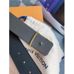 Fake Louis Vuitton Gold Damier LV 40MM Reversible Belt M0333V Replica