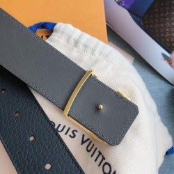 Fake Louis Vuitton Gold Damier LV 40MM Reversible Belt M0333V Replica