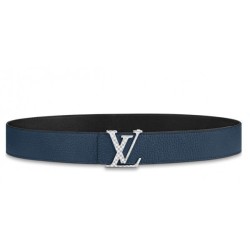 Replica Louis Vuitton Silver Damier LV 40MM Reversible Belt M0336V