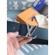 Replica Louis Vuitton Silver Damier LV 40MM Reversible Belt M0336V