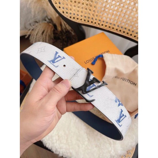 Replica Louis Vuitton LV Shape 40mm Belt Monogram Motif M0358V