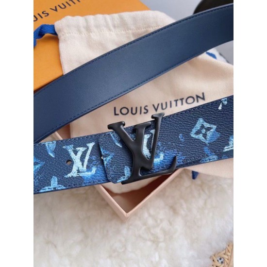 Fake Louis Vuitton LV Shape 40mm Belt Monogram Motif M0359V Replica
