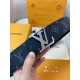 Replica Louis Vuitton LV Tag 40mm Reversible Belt Monogram Eclipse M0367V