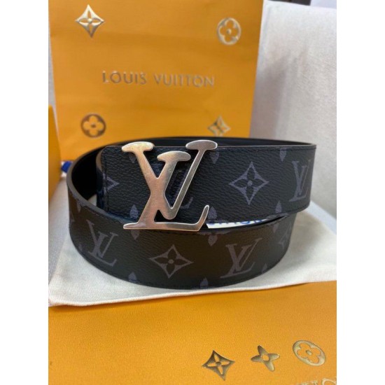 Replica Louis Vuitton LV Tag 40mm Reversible Belt Monogram Eclipse M0367V