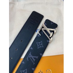 Replica Louis Vuitton LV Tag 40mm Reversible Belt Monogram Eclipse M0367V