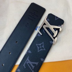 Replica Louis Vuitton LV Tag 40mm Reversible Belt Monogram Eclipse M0367V