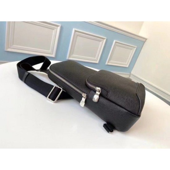 Replica Louis Vuitton Avenue Sling Bag Taiga Leather M30443